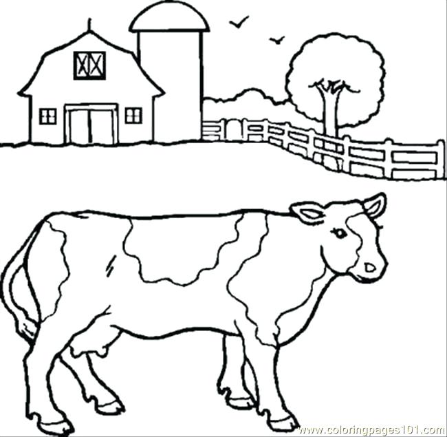 650x635 Cow Coloring Pages Cow Coloring Pages Coloring Pages Printable