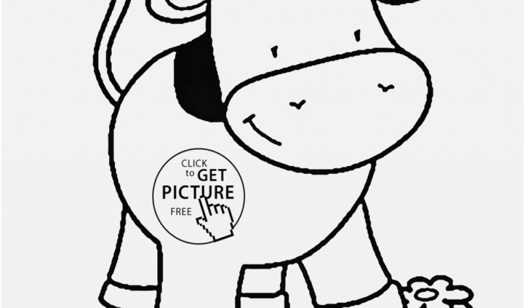 1024x600 Farm Animal Coloring Pages For Toddlers Photo Small Cow Coloring
