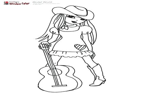 476x333 Cowgirl Coloring Pages