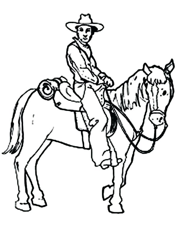 600x801 Cowboy Coloring Pages Cowboy Coloring Pages Cowboys Coloring Pages