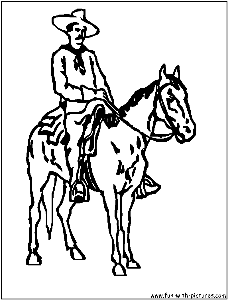 800x1050 Horse Coloring Page