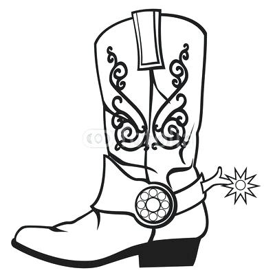 400x400 Cowboy Boots Coloring Pages Drawing Cowboy Boots Google Search