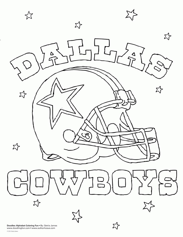 736x953 Dallas Cowboys Coloring Page Collection