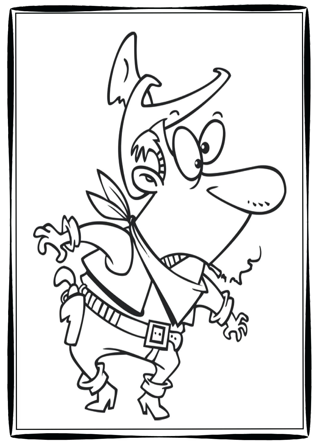 1239x1754 Free Cowgirl Coloring Pages Cowboy And Page Printable