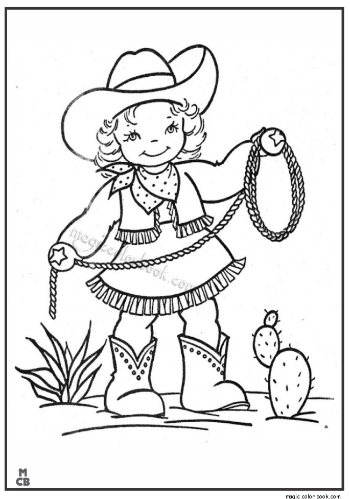 685x975 Little Cowgirl Cowboy Coloring Pages To Print Out
