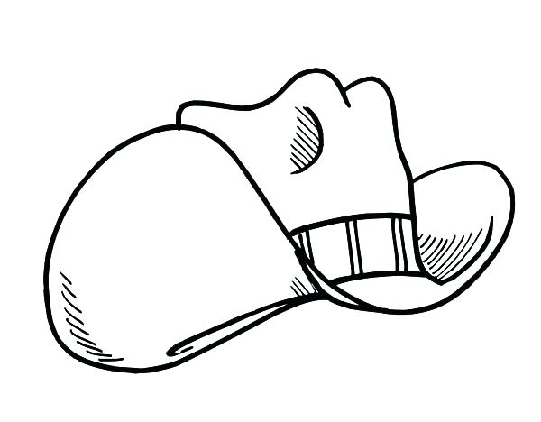 600x468 Sketch Of Cowboy Hat Coloring Pages Sketch Of Cowboy Hat Coloring