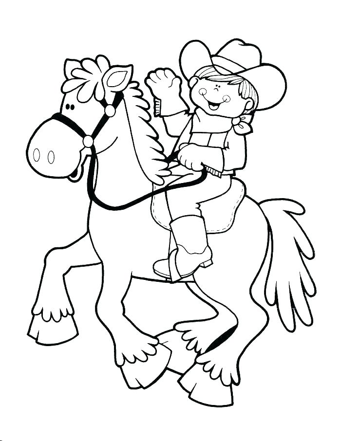 700x906 Cowboy Coloring Pages Printable