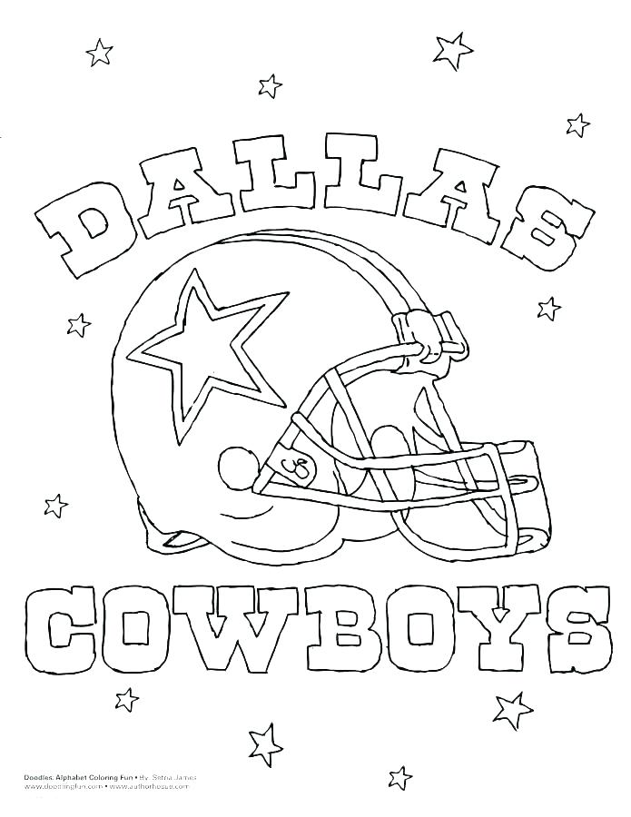695x900 Dallas Cowboy Coloring Pages