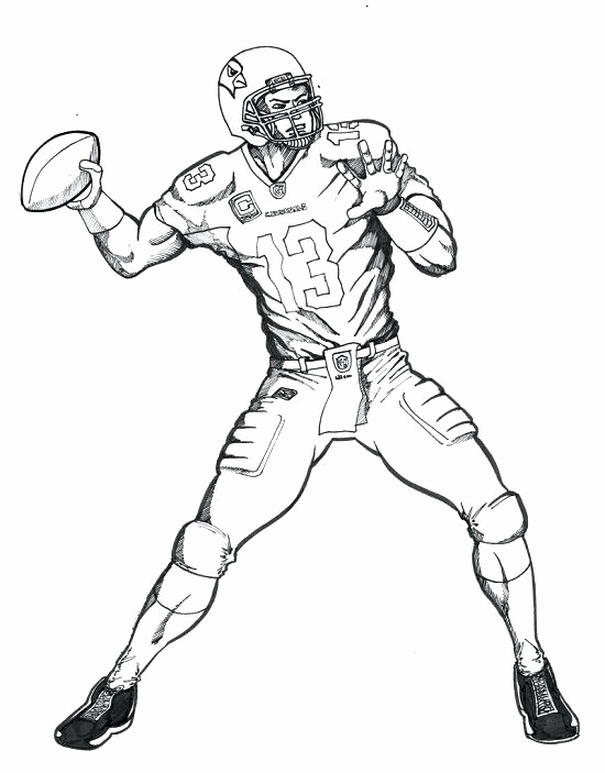 550x703 Cowboys Football Player Coloring Pages Sheets Printable Me Nfl Nfl
