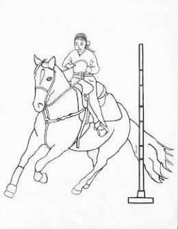 260x334 Free Printable Rodeo Coloring Pages Cowboycowgirl Kids