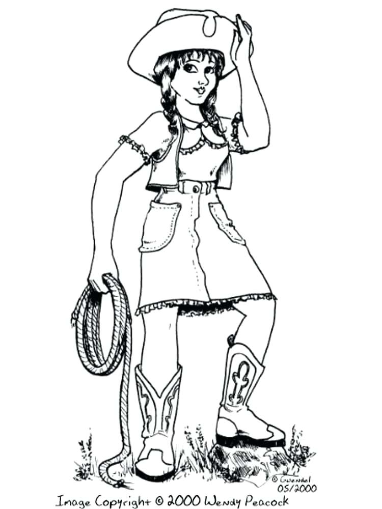 750x1000 Cowgirl Coloring Pages Cowgirl Coloring Pages Cowgirl Hat Coloring