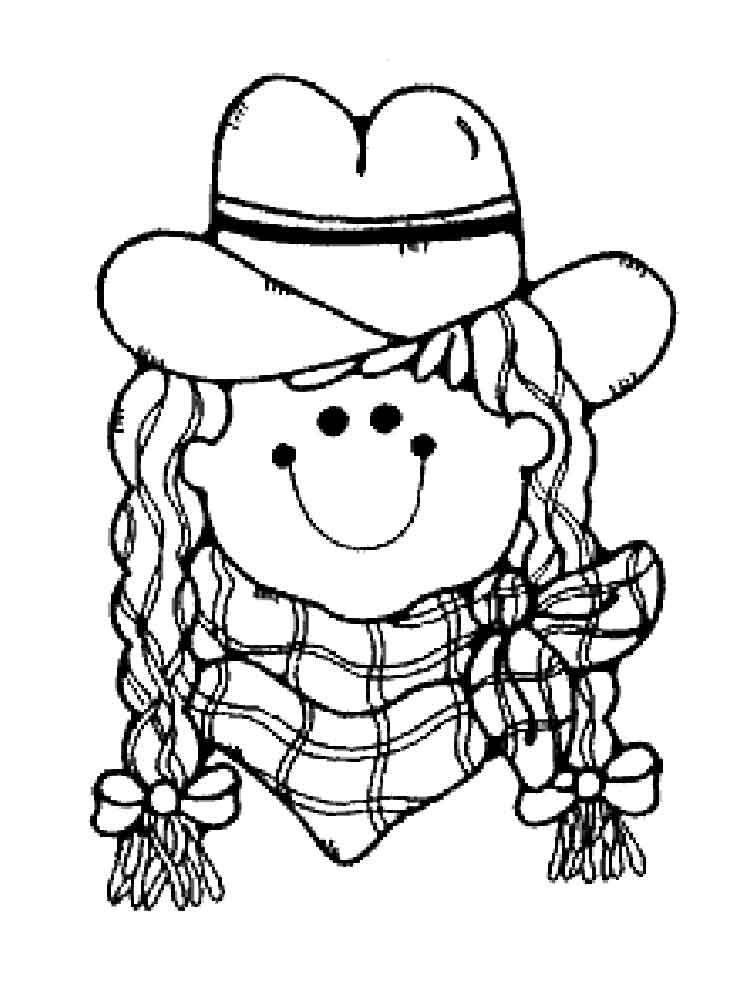 750x1000 Cowgirl Coloring Pages Free Printable Cowgirl Coloring Pages