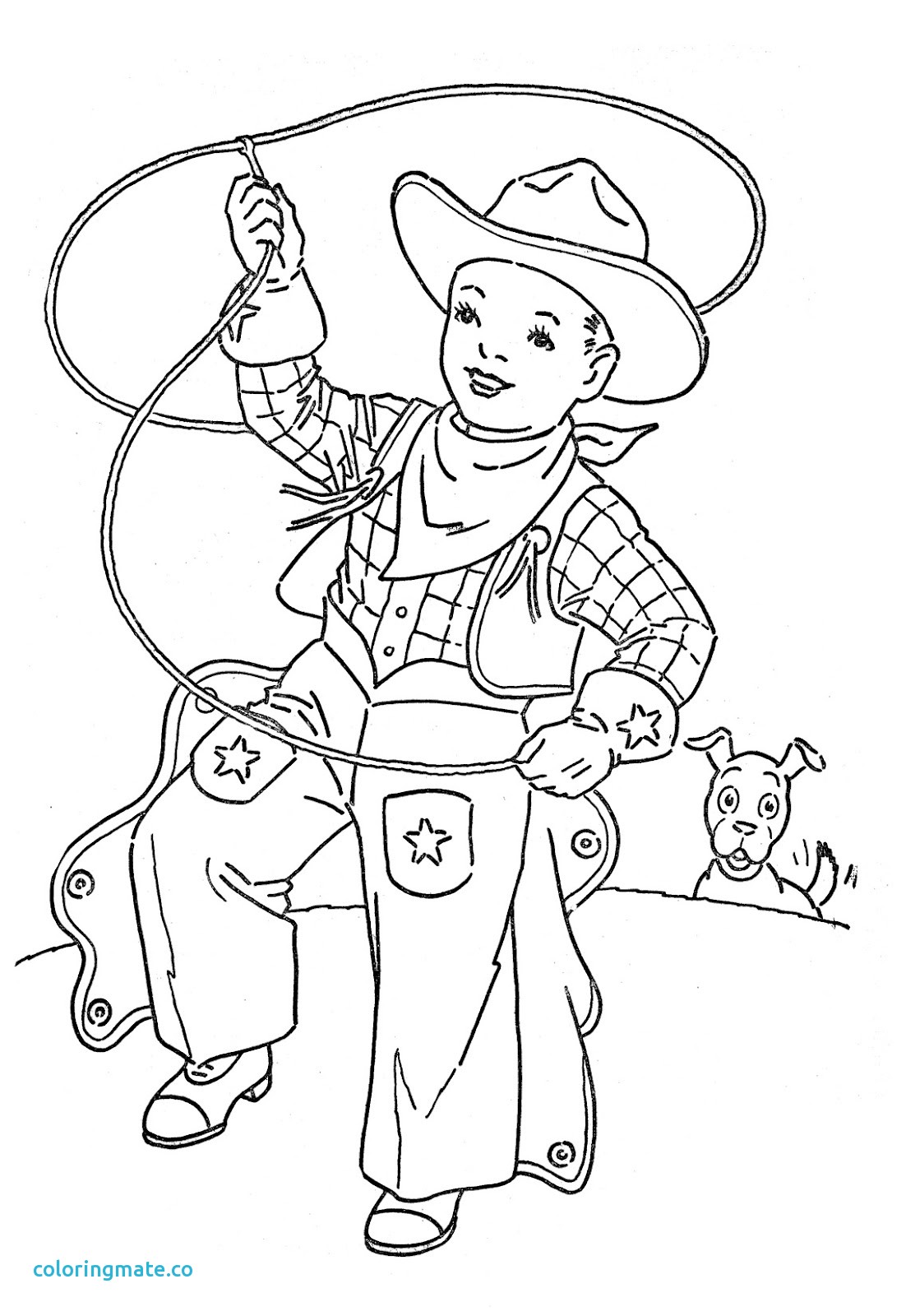1102x1600 Amazing Cowboy Pictures To Color Cowgirl Coloring Pages Unique