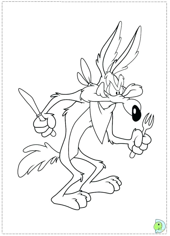 691x960 Road Runner Coloring Page Coyote Coloring Pages Wile E Coyote