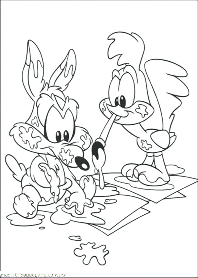 650x912 Coyote Coloring Page Murs
