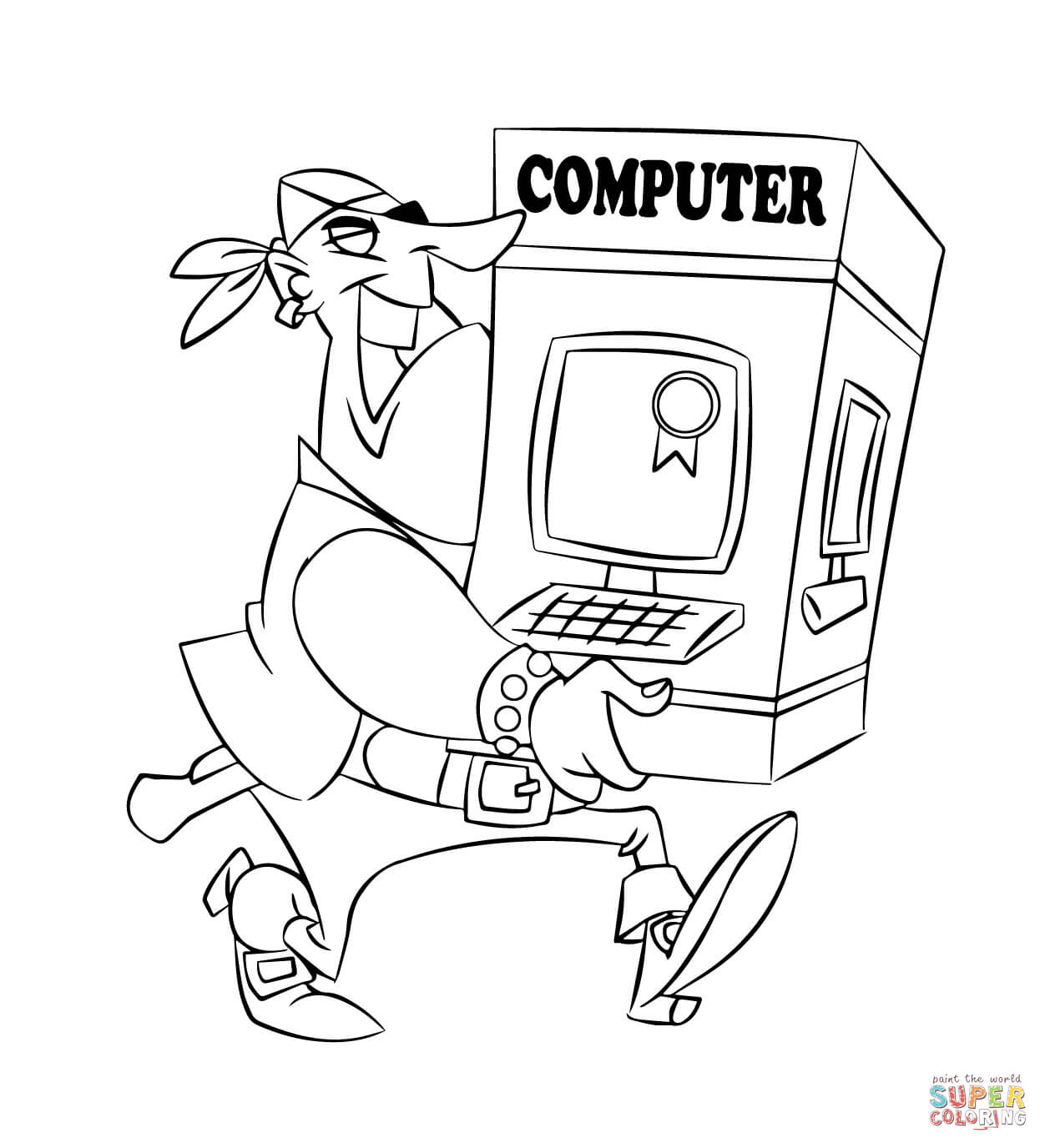 1252x1376 Computer Coloring Pages