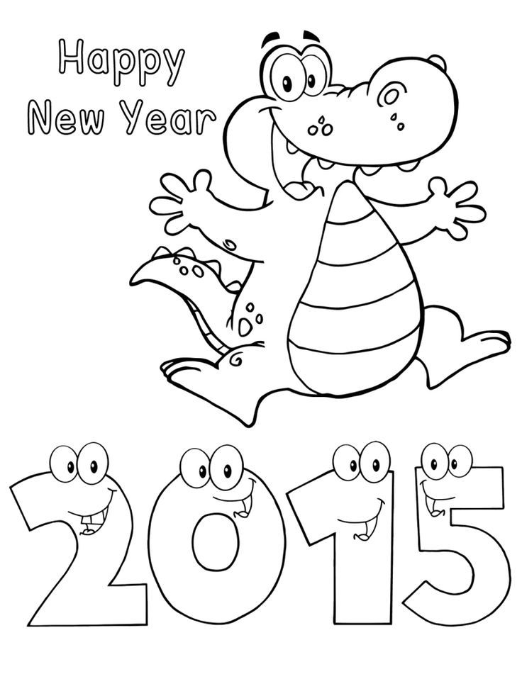 736x951 Free Coloring Pages Happy New Year