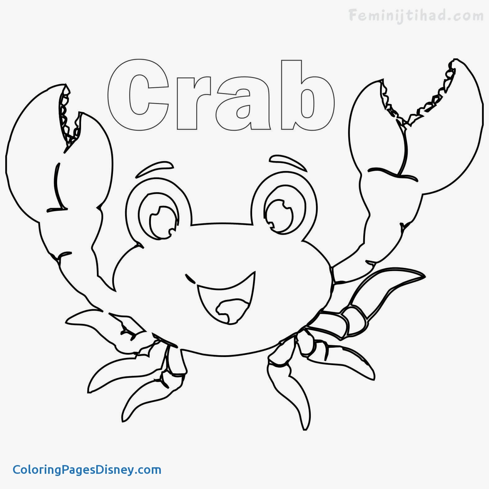 1575x1575 Crabs Coloring Pages Lovely Crab Coloring Pages Printable