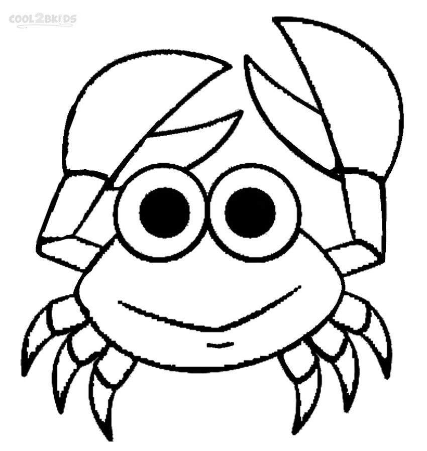 850x898 Picture Crab Coloring Pages For Coloring Print With Crab