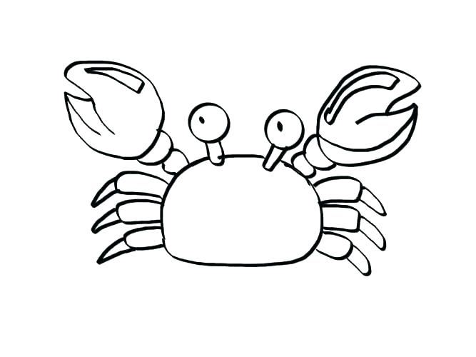 667x500 Crab Coloring Pages Crab Coloring Page Blue Crab Coloring Pages
