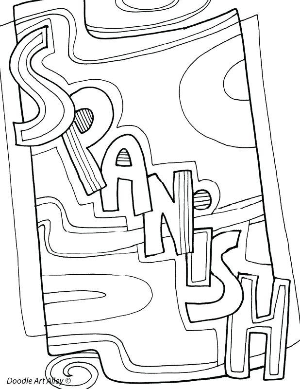 618x800 Coloring Pages In Spanish