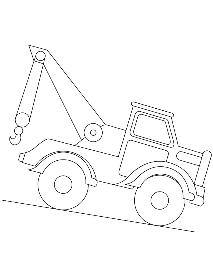 720x936 Bulldozer Coloring Pages To Print Crane Download Free