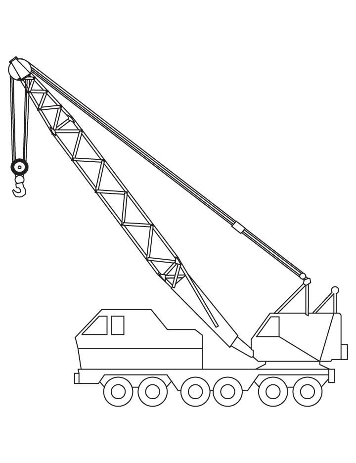 720x936 Crane Coloring Pages Kids