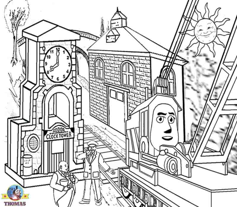 800x700 Printable Thomas The Train Coloring Pages