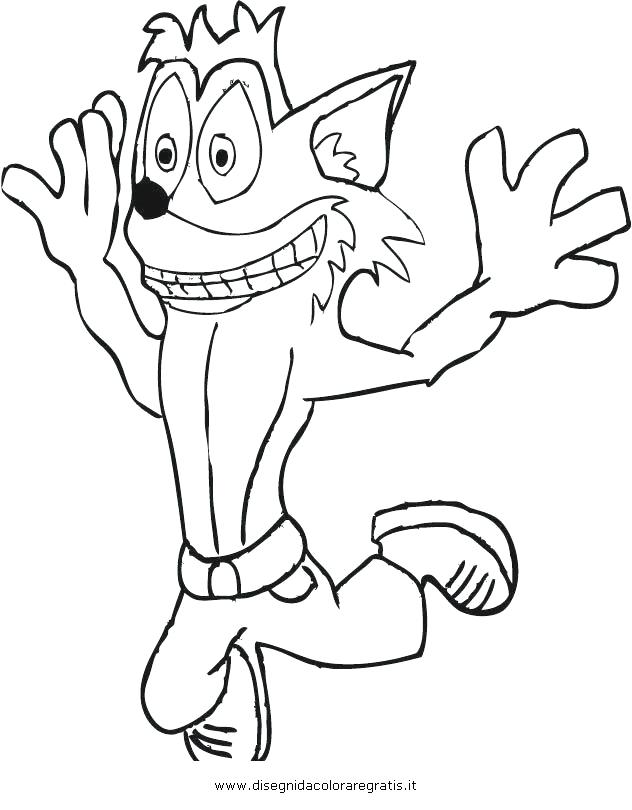 632x810 Luxury Crash Bandicoot Coloring Pages Or Crash Coloring Pages