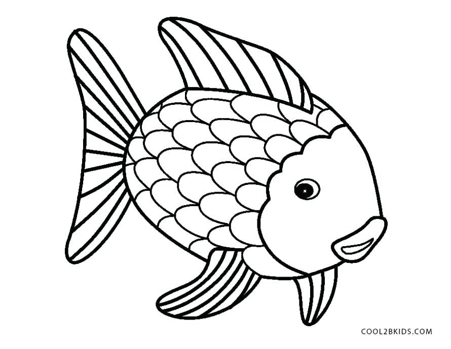 890x689 Crawfish Coloring Page Free Printable Fish Coloring Pages For Kids