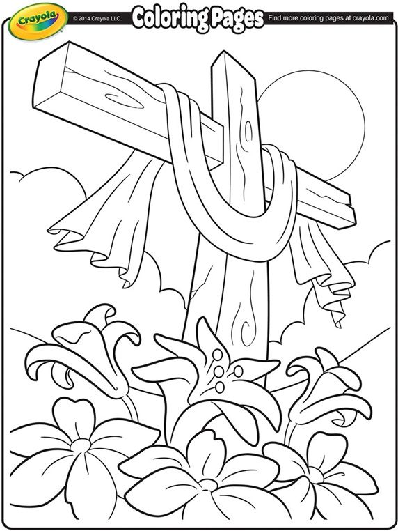 572x762 Easter Coloring Page From Crayola Cards, Notes, Letters