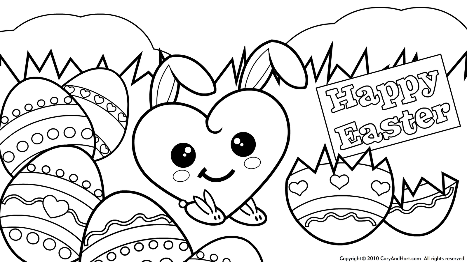 1600x900 Easter Coloring Pages Disney