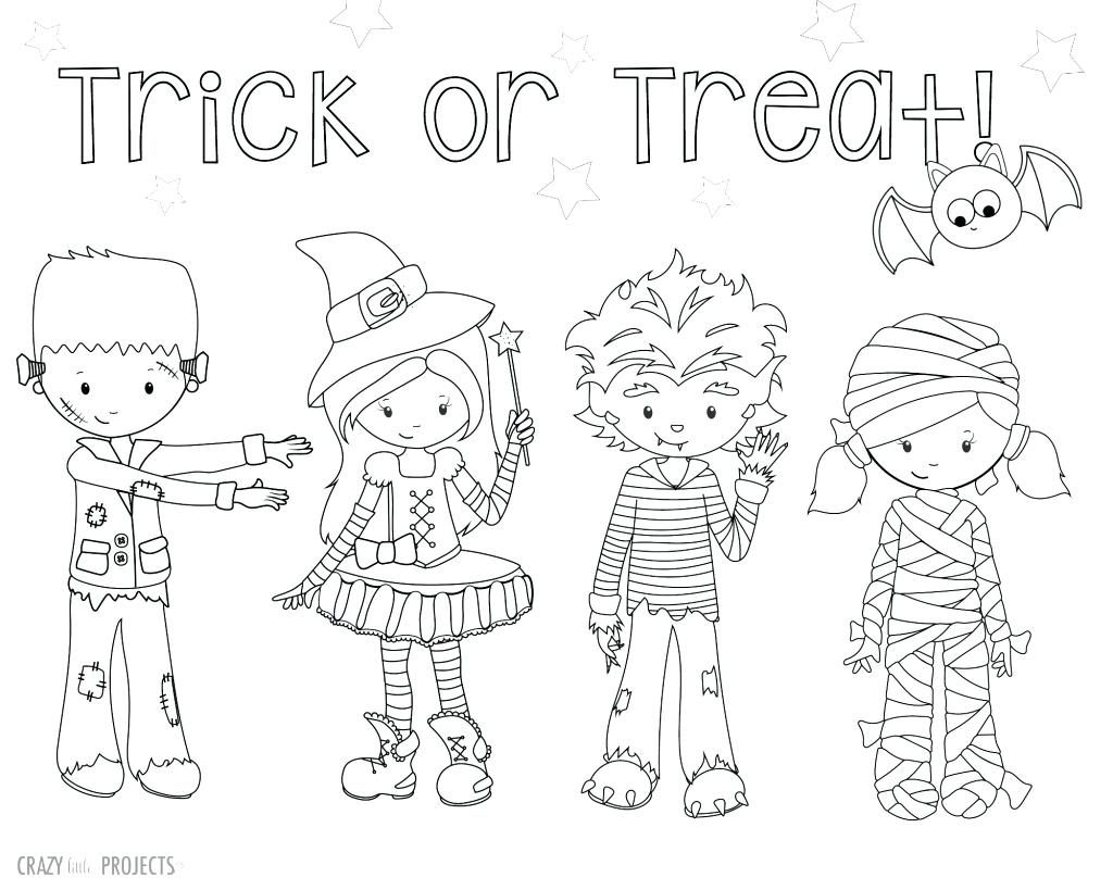 1024x819 Coloring Page Halloween Coloring Pages Printables Cute Free