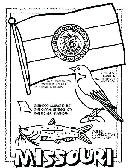 431x560 Crayola State Coloring Pages State Symbol Coloring Page