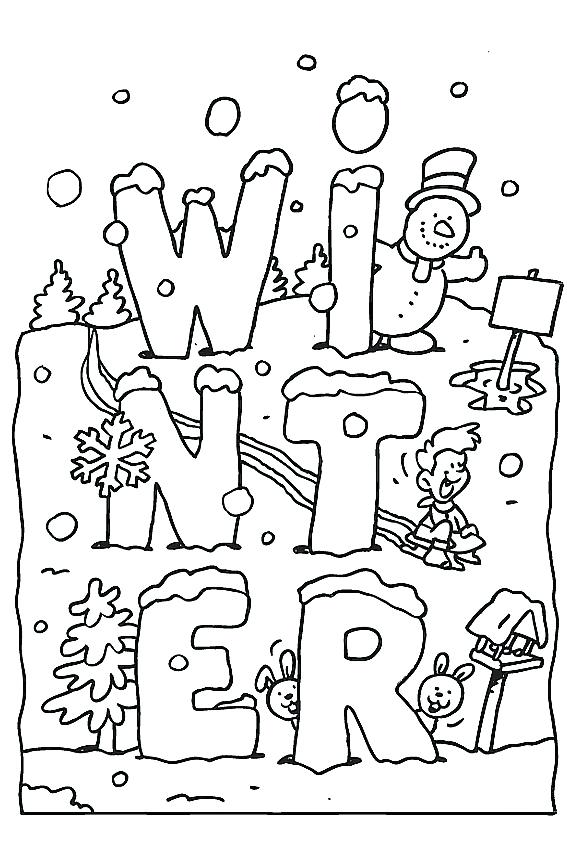 567x850 Disney Winter Coloring Pages