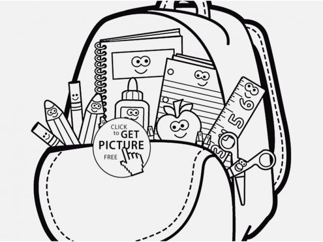 640x480 Crayon Box Coloring Page Collection School Supplies Cartoon