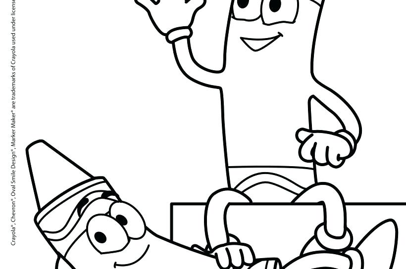 820x544 Crayon Coloring Page Crayon Box Colouring Page