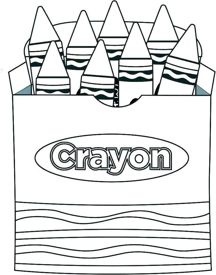 736x937 Crayon Coloring Pages Crayons Coloring Pages Coloring Pages