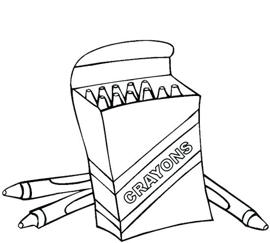 550x494 Coloring Pages Of Crayons Crayons Coloring Page Coloring Pages