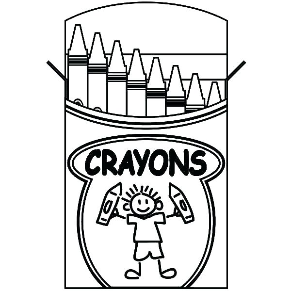 600x600 Crayons Coloring Page Crayola Crayon Coloring Pages Printable