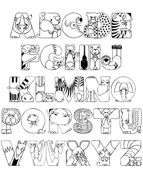 480x600 Inspiration Involving Zoo Animal Alphabet Coloring Pages