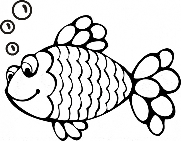 730x571 Best Fish Coloring Sheets Kids Free Printable