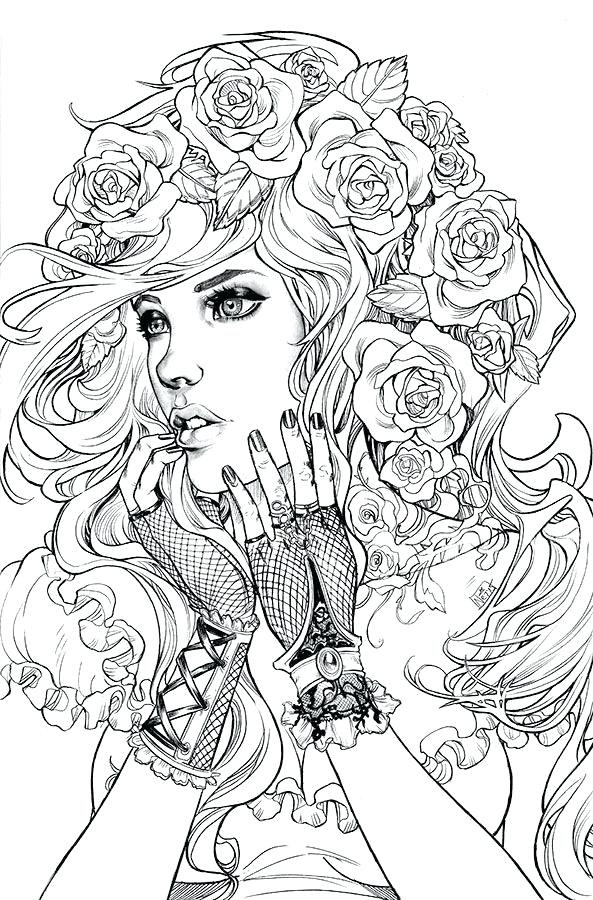 Crazy Hair Coloring Pages at GetDrawings.com | Free for personal use