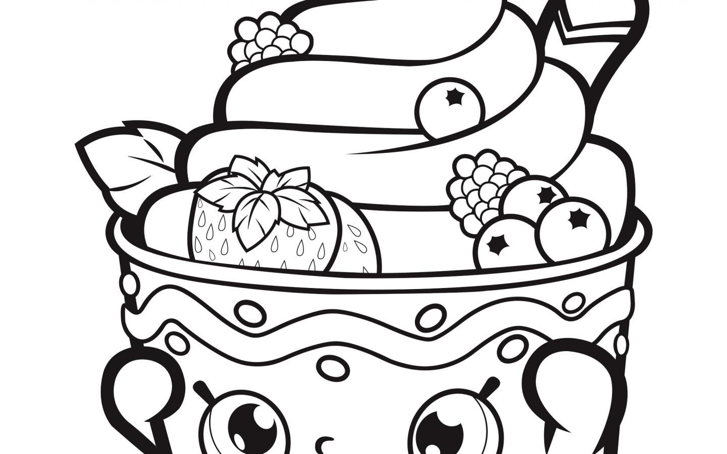 1440x900 Water Melon Ice Cream Coloring Page Free Printable Pages For Kids