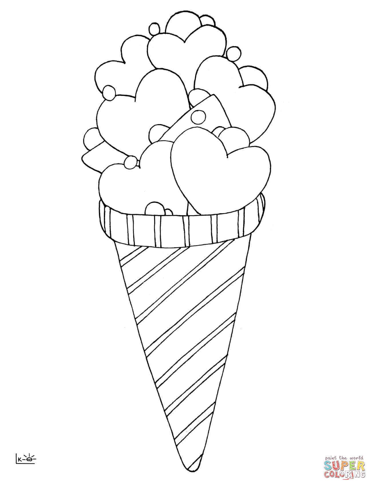1300x1700 Love Ice Cream Coloring Page Free Printable Coloring Pages Ice