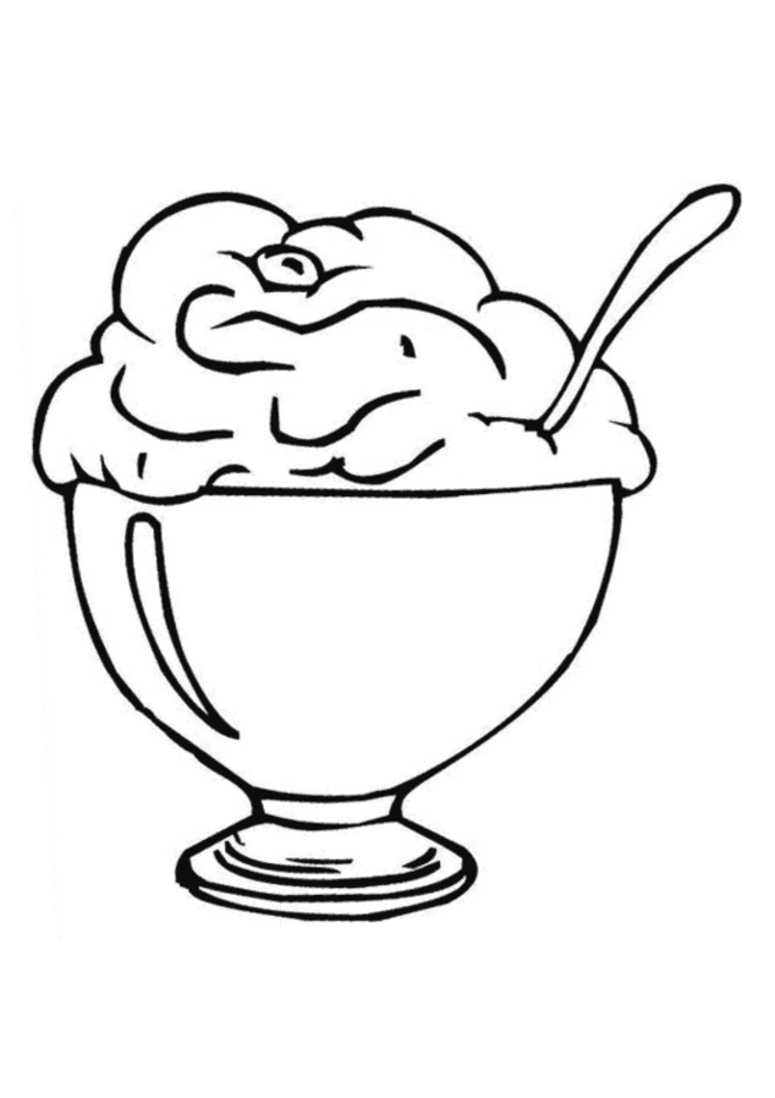 706x1000 Ice Cream Coloring Pages