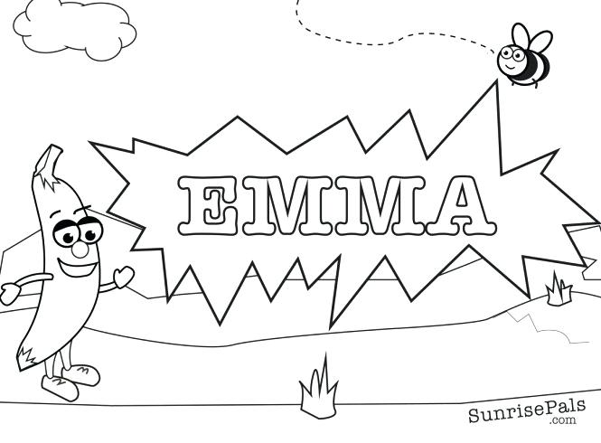 665x490 Create Your Own Coloring Page With Your Name Make Your Own