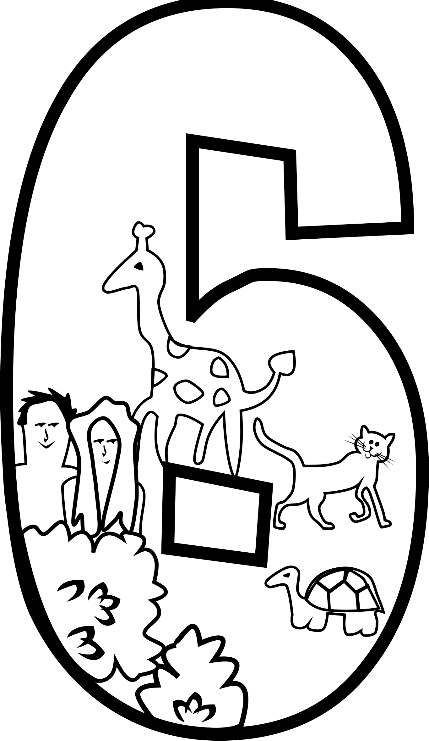 1366x2356 Days Of Creation Coloring Pages