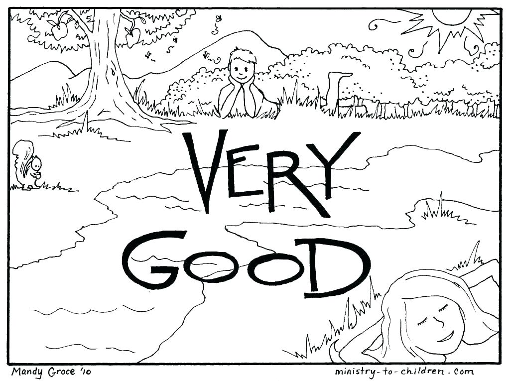 1024x765 Creation Coloring Pages Coloring Pages For Creation Preschool