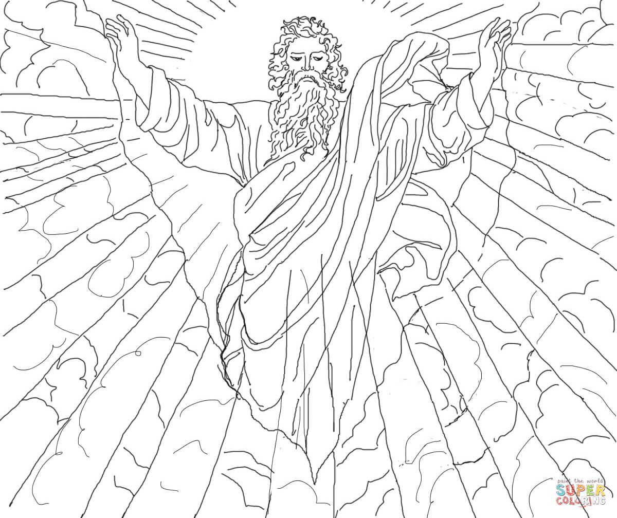 1200x1008 Christian Coloring Pages For Kids Children And Adults Open Print